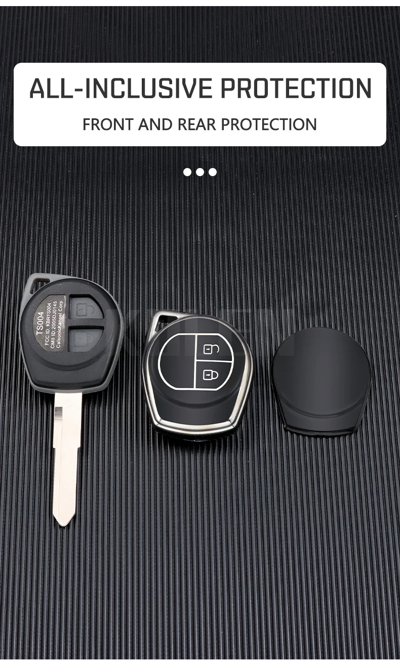 Nuovo TPU Car Key Case Cover Shell Fob per Suzuki Swift Grand Liana SX4 Window Vitara Amagatarai Keyless Protector Bag accessori - S8c6344c4f0314311b5e86c60244452d4b