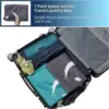 Smile Shape Nylon Laundry Bag Wash Me Travel Storage Pouch Machine Washable Dirty Clothes Organizer Wash Drawstring Bag 5