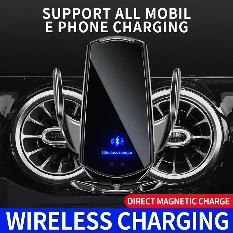 30W Wireless Car Charger Magnetic Car Phone Holder For iPhone 15 14 13 12 Pro Max Xiaomi Samsung Fast Charging Wireless Chargers
