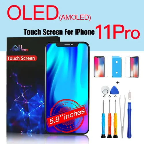 PINZHENG High Quality Screen AMOLED INCELL LCD OLED OEM For iPhone 11 12 13 Mini Pro Max XS XR MAX Display Replacement With Tool - Image 12