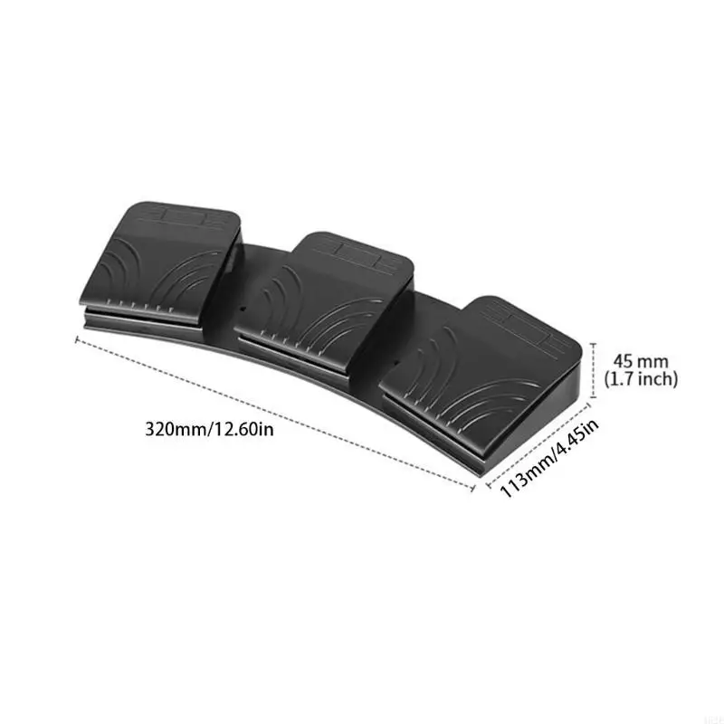 게임 산업 기계 및 사무 자동화용 462E 3 페달 USB 컨트롤러