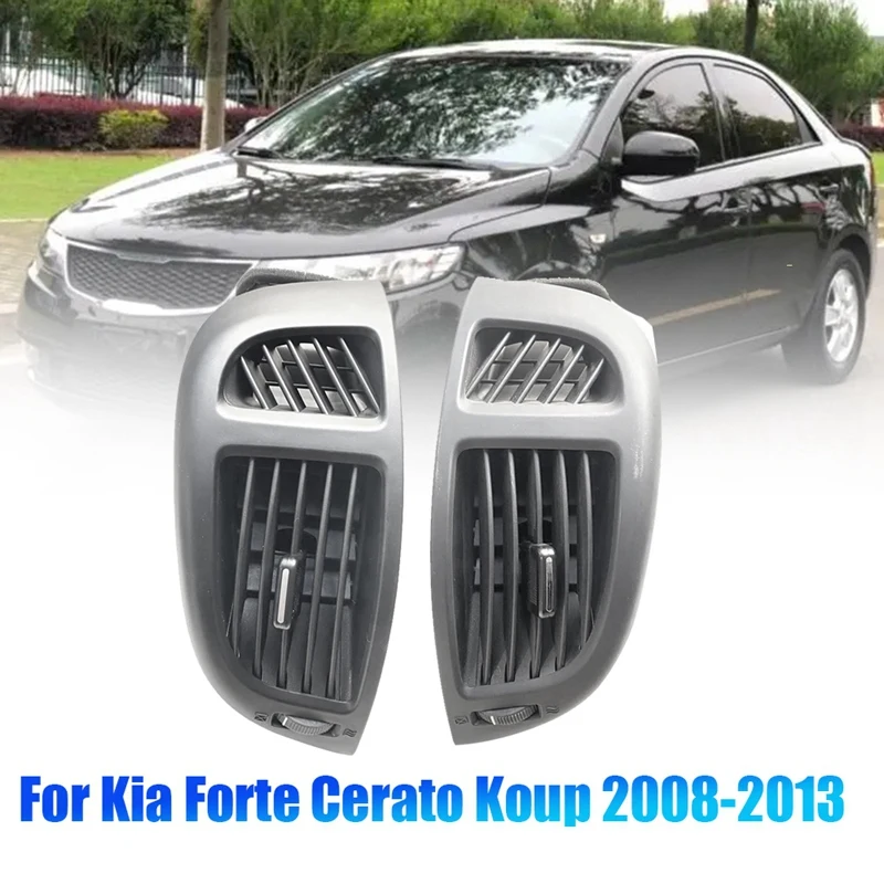

1 Pair Air Nozzle Outlet Grill Front Dashboard A/C Air Vent For Kia Forte Cerato Koup 2008-2013 974801M100WK