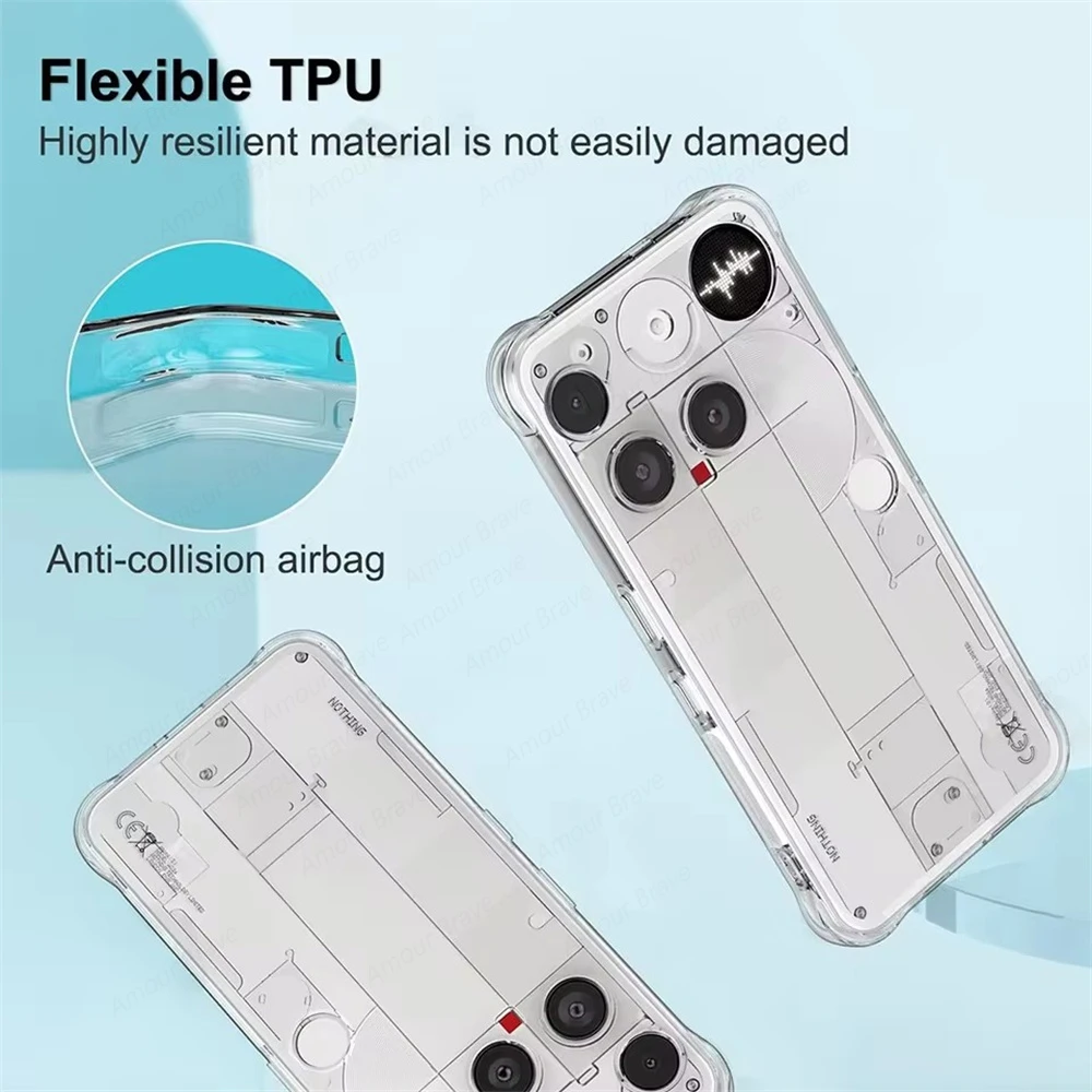 Ultra Slim Clear Shockproof TPU Phone Case