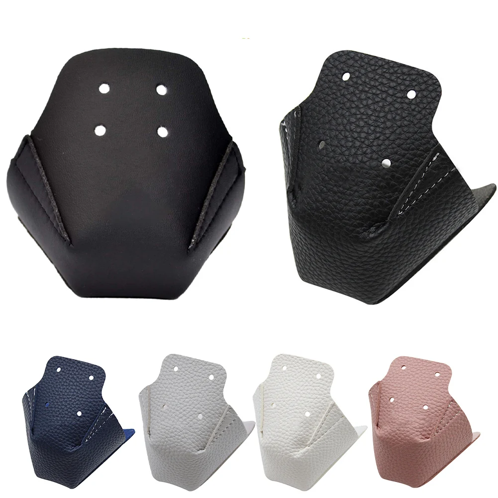 

2pcs Inline Skates Toe Guards Leather Roller Skate Protectors Leather Roller Skate Protectors With 4 Holes Skate Accessories
