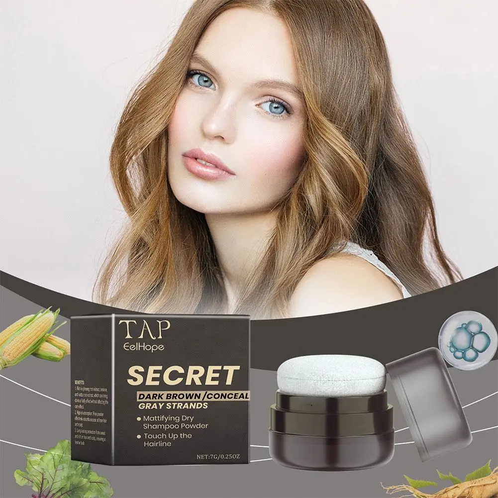 7g Fluffy Powder Oil Free Wash Bangs Dry Hair Powder Lazy Natural Style Oil Hair Refreshing