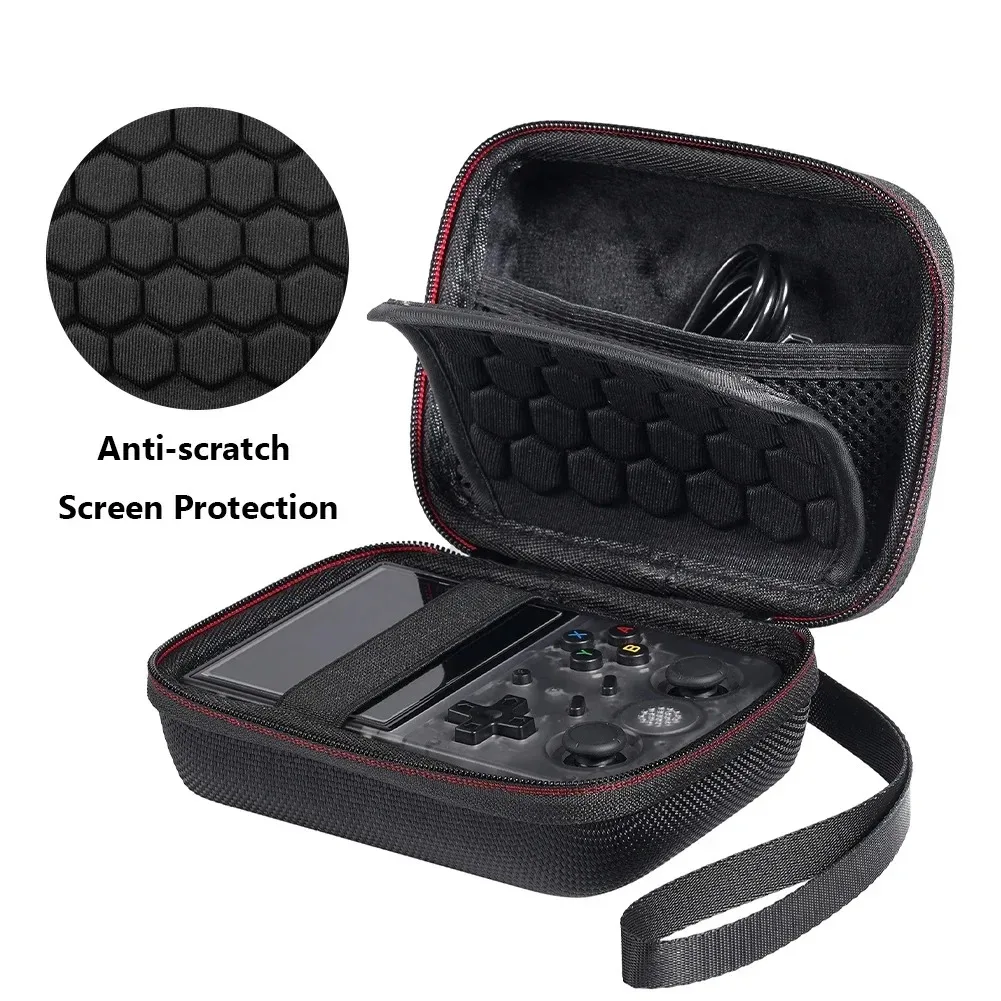 Custodia per console da gioco portatile, borsa da trasporto rigida per Anbernic RG35XX RG353V RG353VS, accessori da gioco - immagine 4