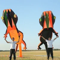 3D 14M Lizard Inflatable Kite Soft Skeletonless Large Animal Kite Outdoor Sport Sports Tear Resistant Kite Easy To Fly 2