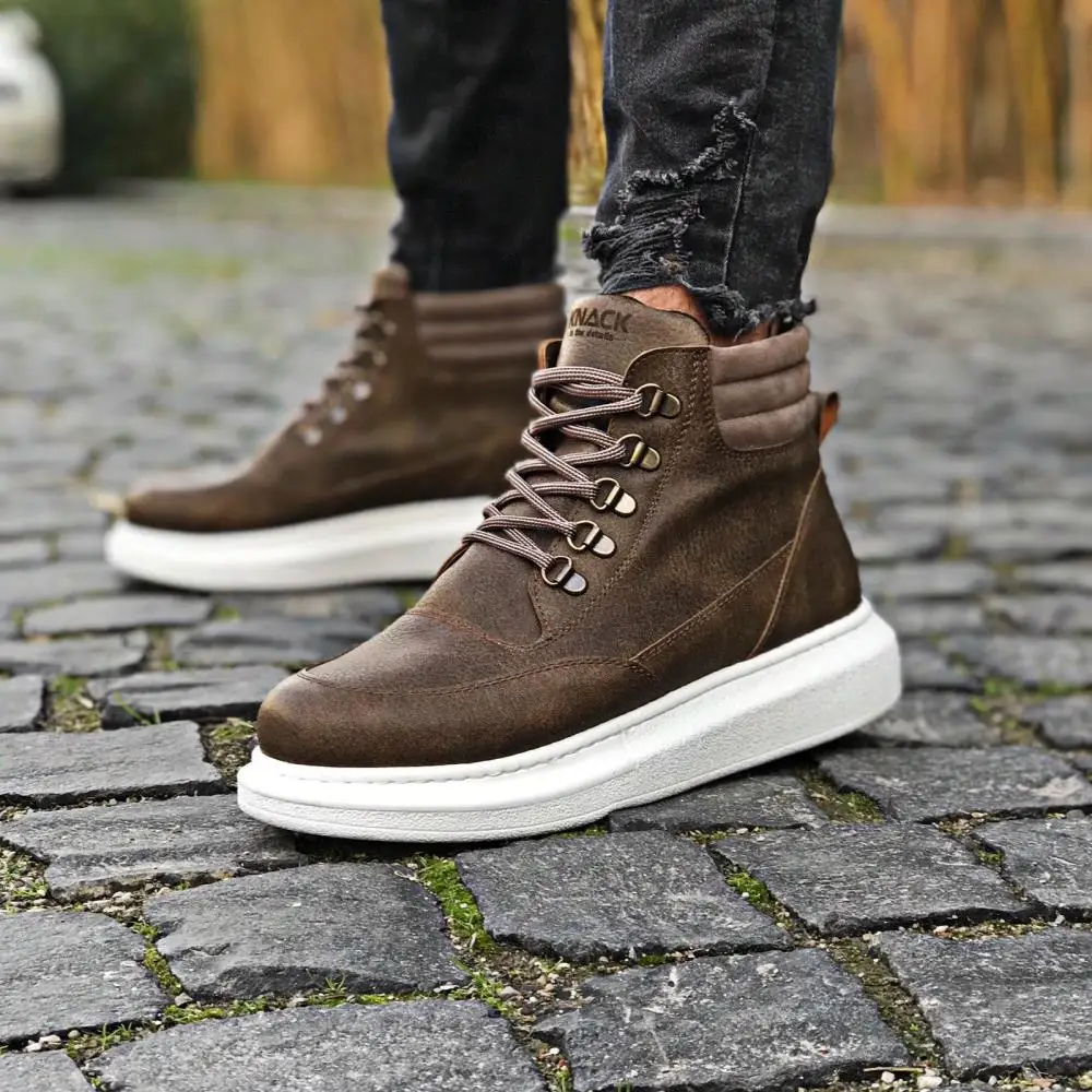 Knack high sole shoes 504 mink