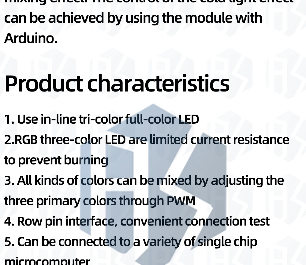 1 ~ 10pcs smart electronics fz0455 4pin keyes KY-016 drei farben 3 farbe rgb led sensor modul für arduino diy starter kit ky016 – Detail 2