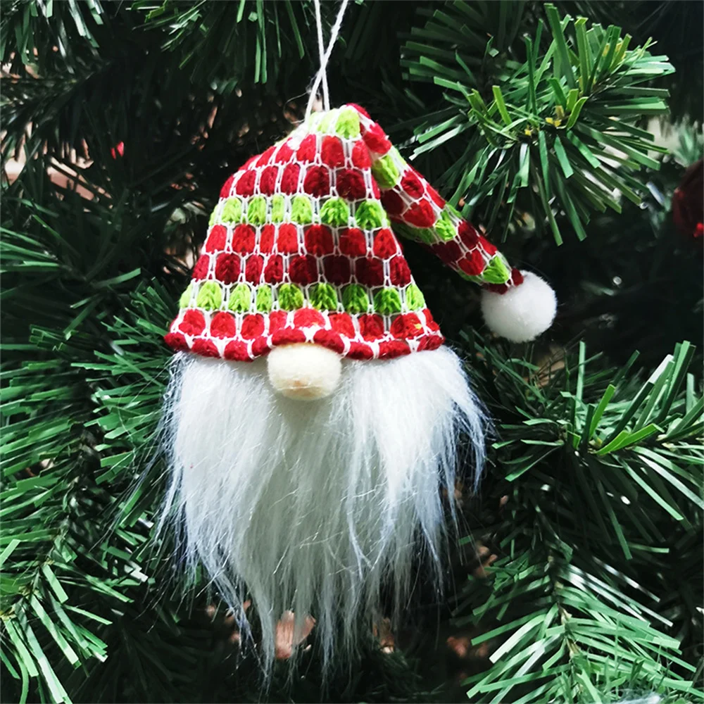 Description Picture 5 of item2/1Pcs Christmas Wine Bottle Cover Cute Gnome Faceless Doll Champagne Bottle Cover Dressing Up Xmas New Year Dinner Decoration