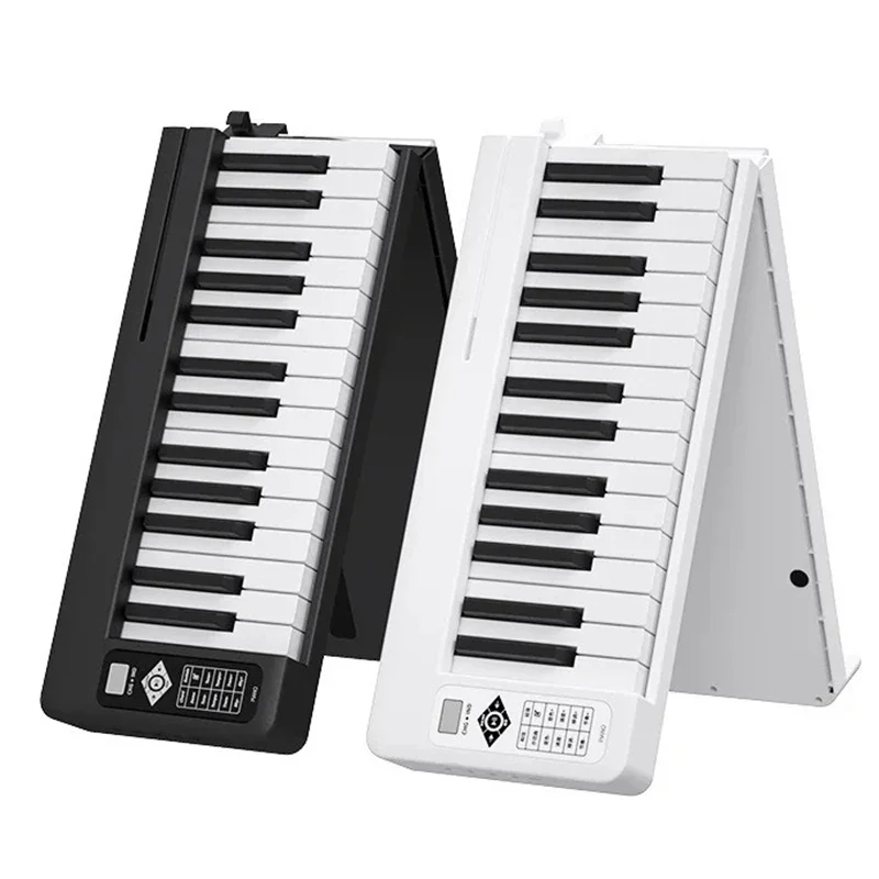 Folding Piano Professional Electronic Organ Bluetooth MIDI Controller 61 Keys Portable Piano Adult Musical Keyboard Beginners