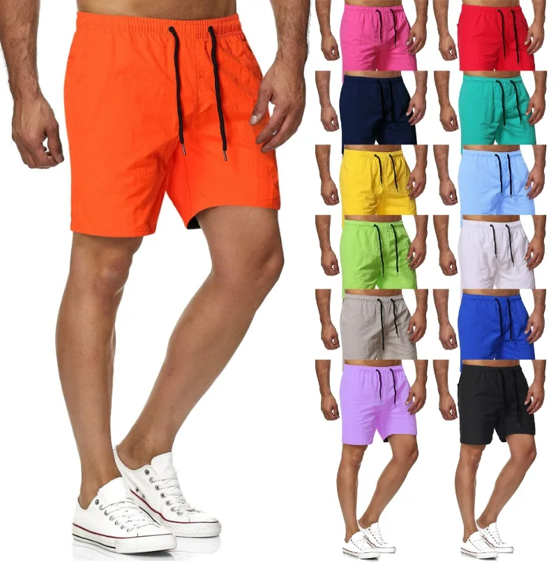 Short Pants for Summer Thin Style Quick Drying Three Part Pants Beach Pants Swimming Pants Home Casual Pants 3