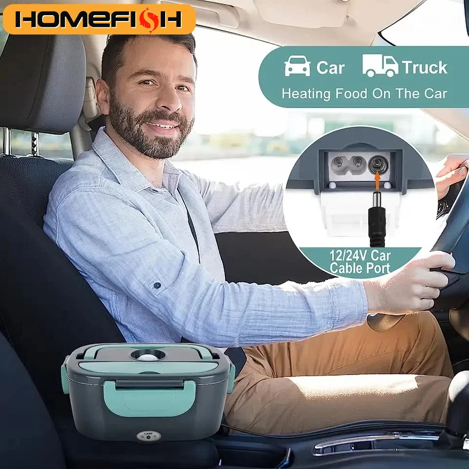 HOMEFISH 1.5L Electric Lunch Box 1