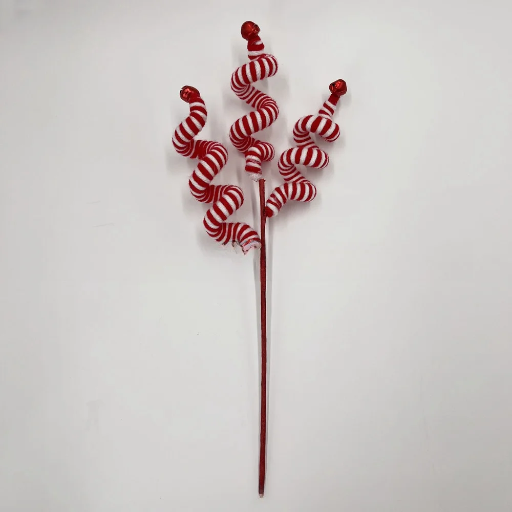 thumbnail image 1 of Adornos navideños Bastones de terciopelo Caramelos Adornos para árboles de Navidad Adornos colgantes Celebridades de Internet Accesorios para fotografía, 1 of 5