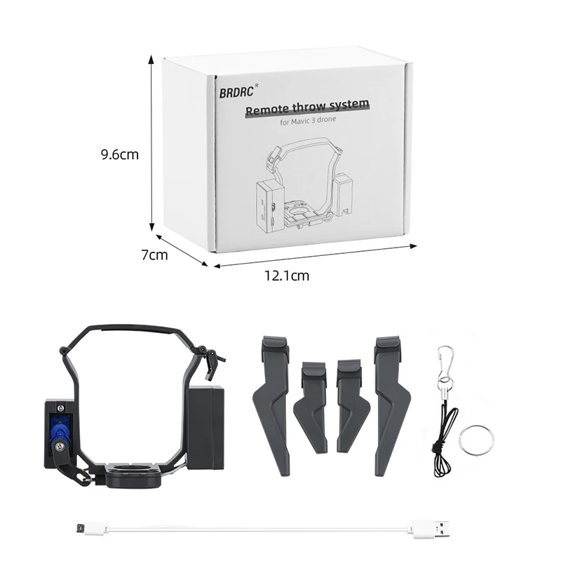 Sistema de Gota de ar para Dji Mavic Clássico ar 2s Drone Lançador Isca de Pesca Anel de Casamento Presente Entregar Vida Kits de Resgate - Image 3