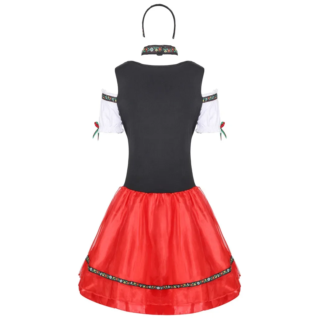 Cosplay Costume Girls Party Dress Carnival Oktoberfest Dirndl