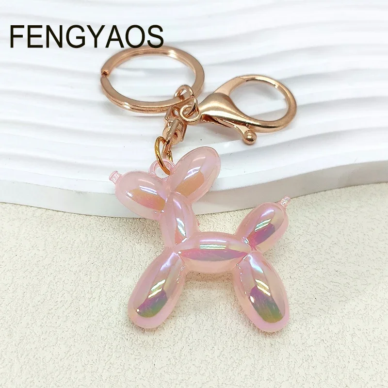 Portachiavi Cane Palloncino Kawaii - Ciondolo Per Borse E Zaini Da 9 Cm, Regalo Originale Per Ragazze