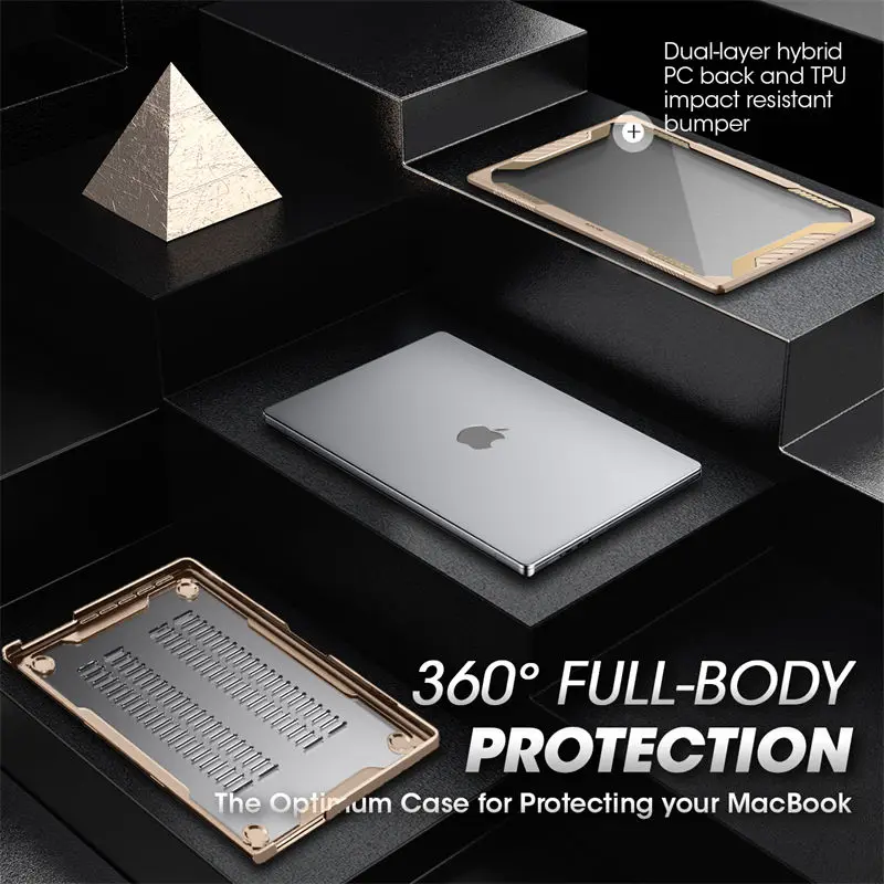para macbook pro caso max supcase fino emborrachado tpu amortecedor caso capa para macbook pro