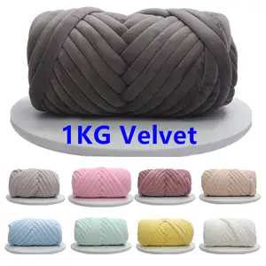 Velvet Sweater Carpet Blanket  Velvet Yarn - 220g 23meter Yarn Hand  Knitting Thick - Aliexpress