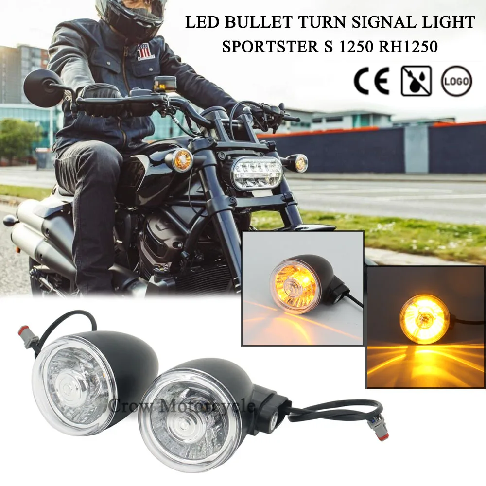 

Sportster S Motorcycle Front Rear Headlamp Brake Light LED Bullet Turn Signal Light For Harley Sportster S 1250 RH1250 2022 2021