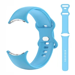 Silicone Sport Band Bracelet for Google Pixel Watch 2 (Blue band)
