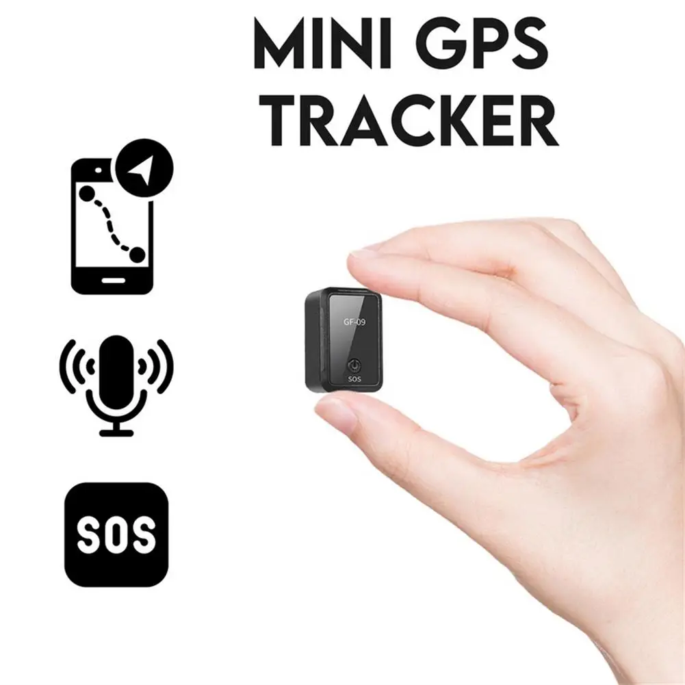 

Gf09 Magnetic Micro Locator Gps Real Time Tracking Positioning Device App Remote Recording Device for Car Cat Dog Children Older