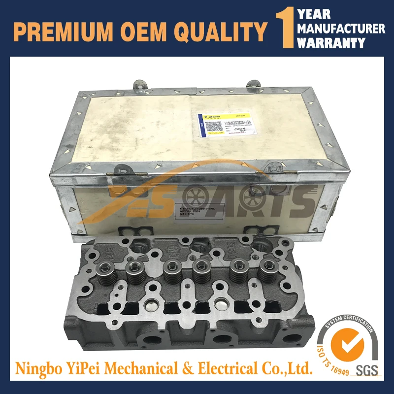 

For Kubota D902 Cylinder Head Complete RTV900 Engine Tractor 1G962-03040