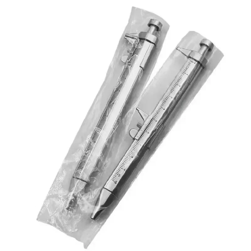 3PCS Caliper Pen Vernier Caliper Roller Ball-Point 1mm Plastic Student Stationery Gift Vernier Measuring Tools 0-100mm
