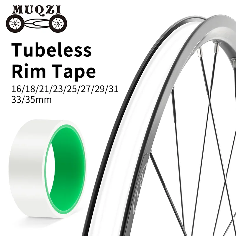MUQZI Bike Tubeless Rim Tape 10m Tubeless Wheel Width 16/18/21/23