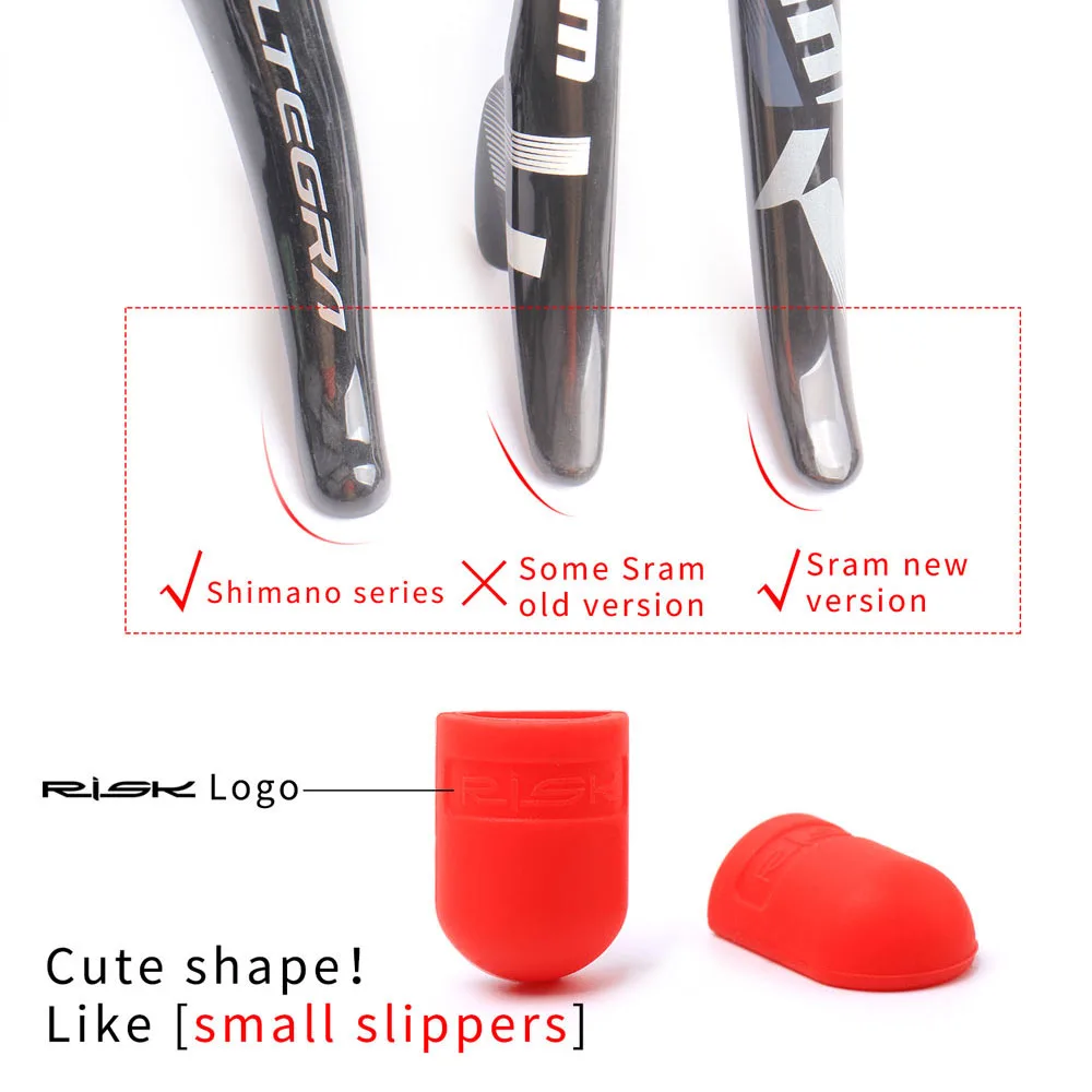 خطر سيليكون دراجة تحول مقبض غطاء ، الطريق دراجة تح...