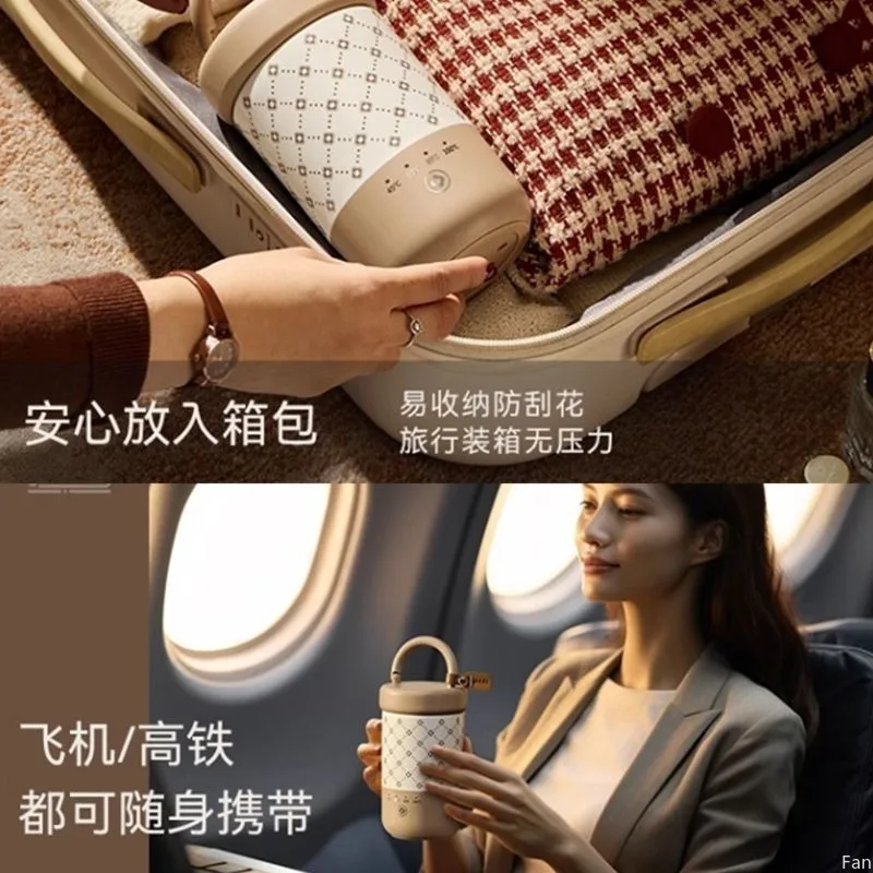 Electric Kettle 300ml 316 Stainless Steel Portable Thermostat S Kettle Travel Mini Thermal Mug 100-240V Household Electric Cup 6