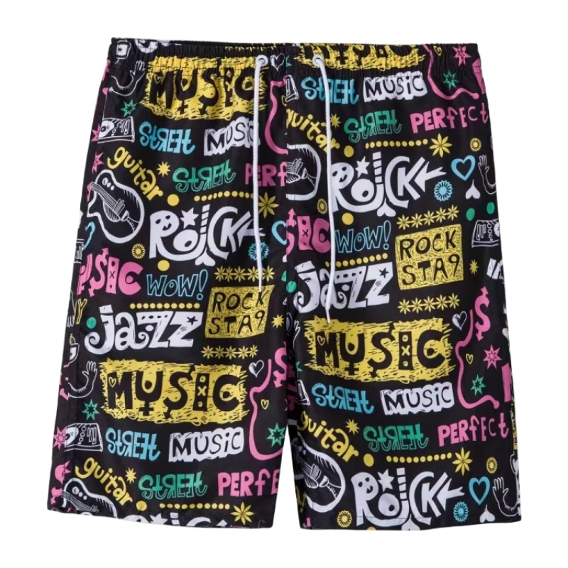 Men's Running Shorts Y2k Fashion Beach Swimwear Pants Swimsuit Man Short Dry Fit Masculino Tiki Bikini Male Clothes Bathing Suit