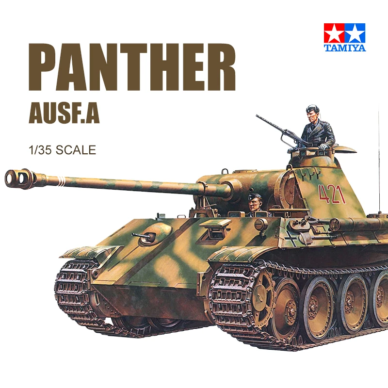 TAMIYA, собранная набор модели резервуара 35065 Panzerkampfwagen V Panther Sd.kfz.171 Ausf.A 1/35
