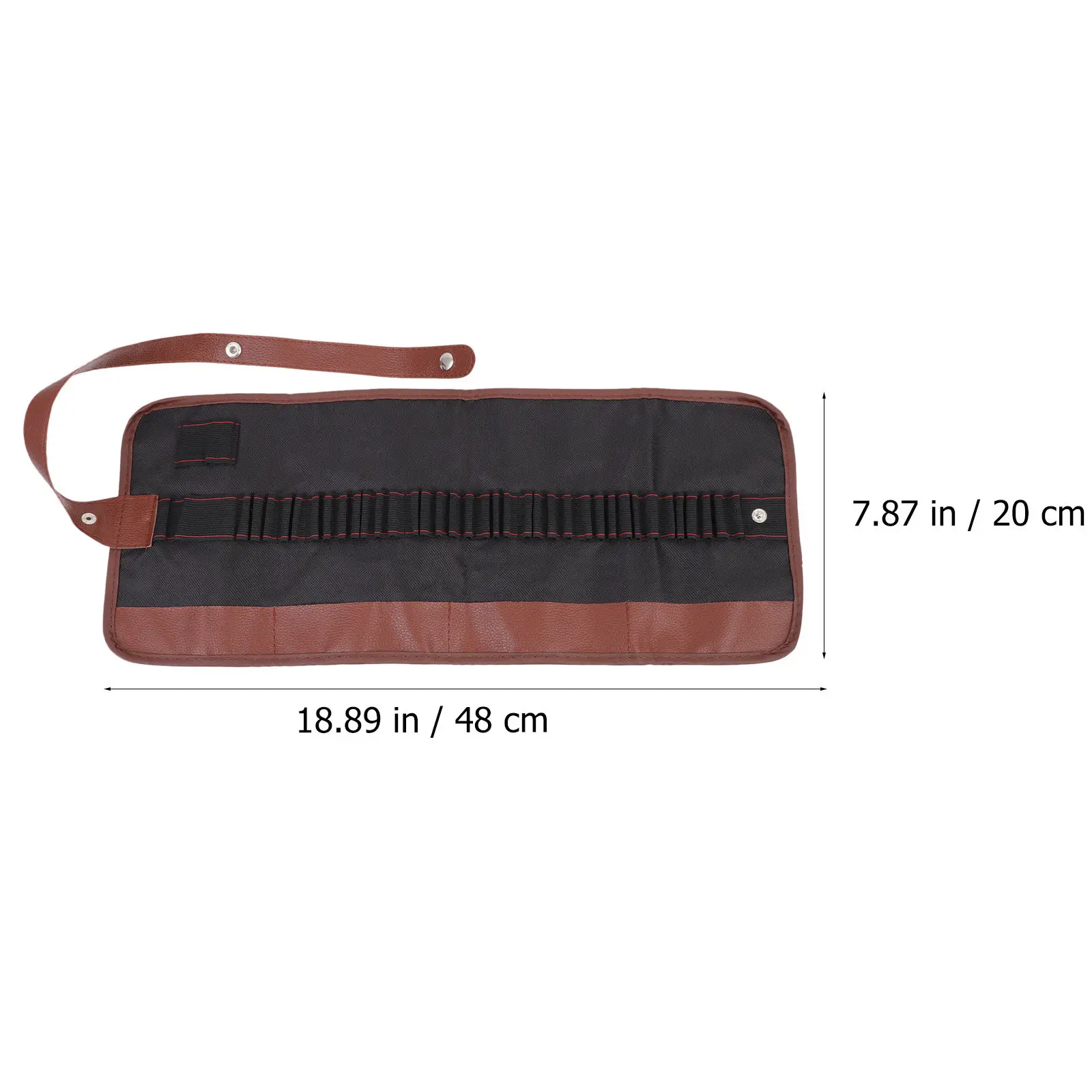 2Pcs 캔버스 연필 롤링 파우치 프리미엄 아트 페인팅 펜 주최자 가방 컬러 연필 유화 용품 학교