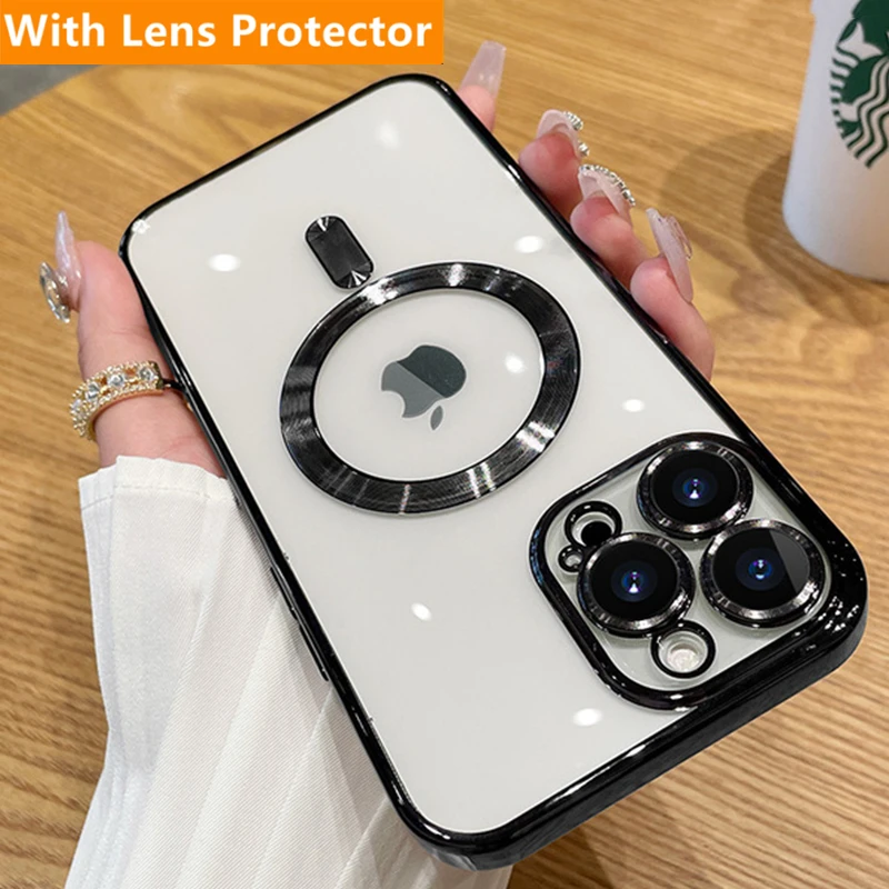 Luxury MagSafe Magnetic Case | Slim Wireless Charging Cover with Camera Protection