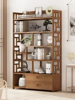 Chinese-style multi-treasure pavilion non-solid wood ornament display cabinet 1