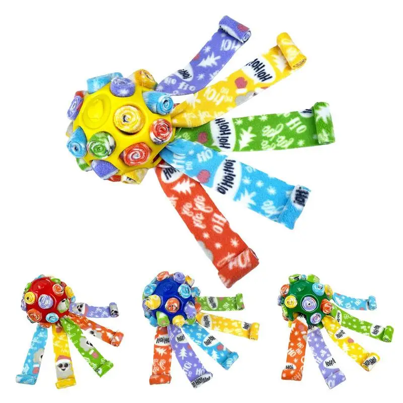 

Pet Snuffle Ball Toy 1PCS soft durable Snuffle Ball toy Portable Interactive Pet Slow Feeder Dispensing Toy For Boredom Relief