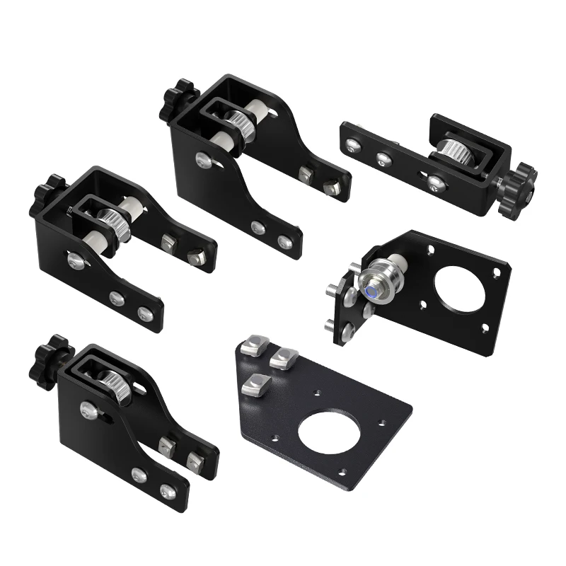 Impressora 3d Suporte do Motor do Eixo y x Gt2 mm com Tensor 2gt para Cr10 Ender3 Diy Peças de - Imagem 3