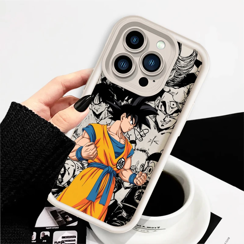 thumbnail image 1 of Funda de teléfono con diseño de Dragon Ball, carcasa con forma de ojo de Son Goku para Apple iPhone 15, 14, 13, 12, 11, XS, XR, X Pro Max Plus, 1 of 5