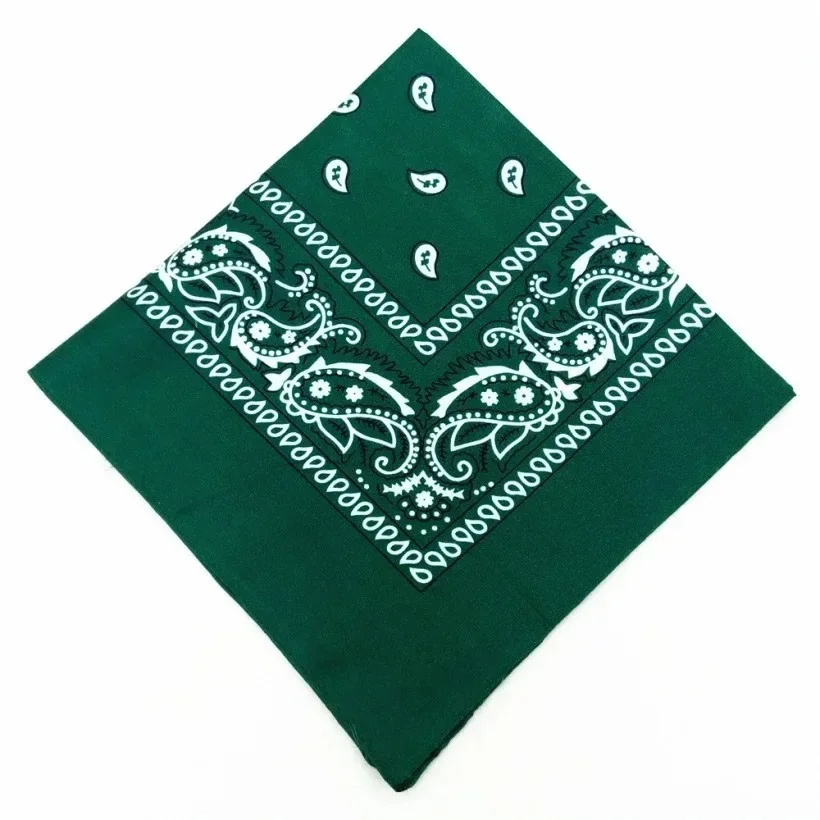 1/2/3 stücke Outdoor Radfahren Baumwolle Quadrat Schal Frauen Männer Paisley Print HipHop Bandanas Schals Stirnband Taschentuch Haar Maske – Detail 15