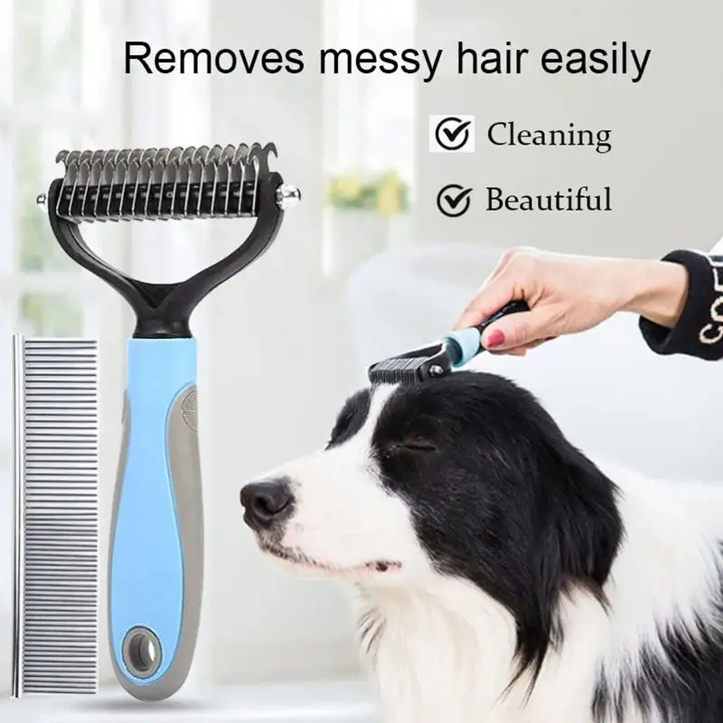 

Dog Brush Pet Dog Hair Remover Cat Comb Grooming And Care Brush For matted Long Hair and Short Hair Curly Dog Supplies Pet Items