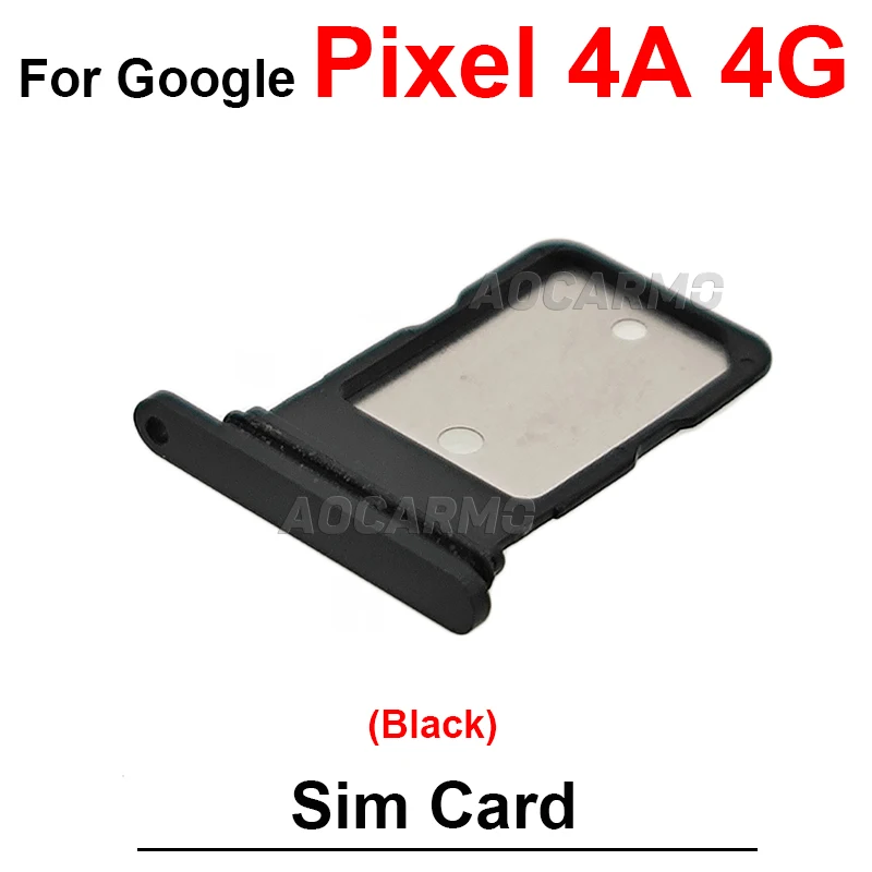 Фото Для Google Pixel 4 4A 4G 3 3A XL 3XL 4XL слот для SIM-карты слот для Sim-карты лоток держатель Ремонт Запасные части №5