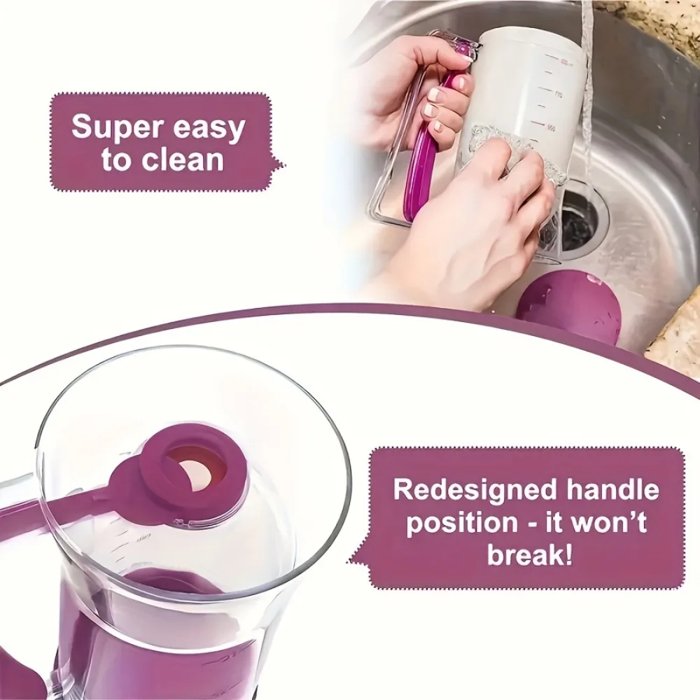 Multipurpose Kitchen Tool: Easy-Pour Pancake Batter Dispenser,Perfect for Pancakes, Waffles, and Muffins,ABS Material ﻿