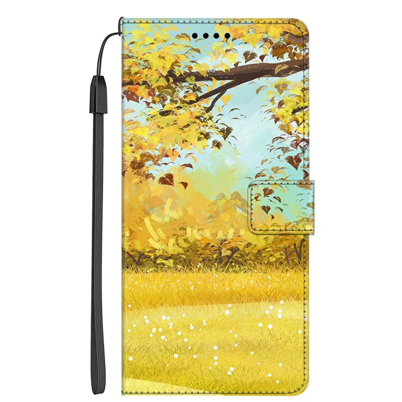 Leather Flip Magnetic Stand Card Holder Phone Case - Shockproof Bumper Cover