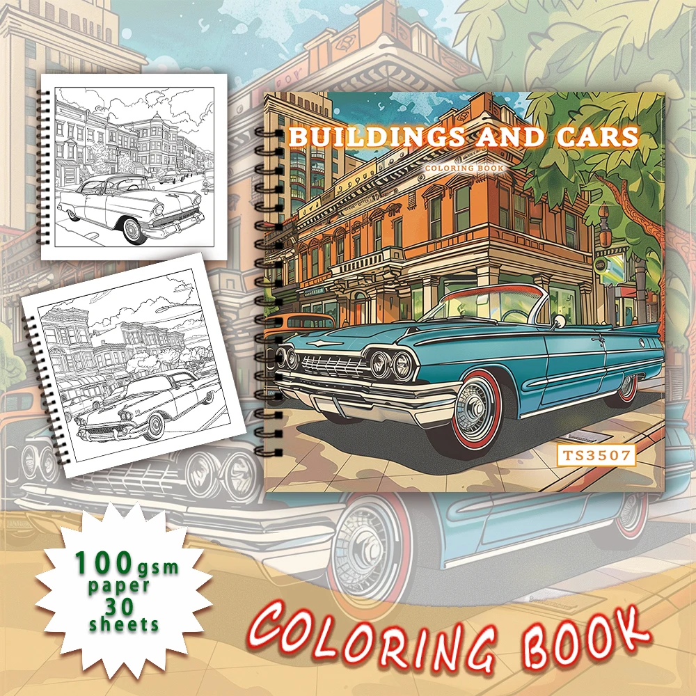 1pc, Teenagers Colouring Book 30 Sheets 8.3x 8.3in Suitable for Stress Reduction, Emotional Relaxation, Christmas Halloween 4