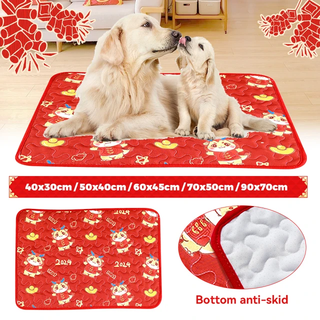 Dog Pee Pad Reusable Washable Waterproof Absorbent Pet Mat Puppy Training Pad  Dog Car Seat Cover Dog Bed Dog Supplies - AliExpress