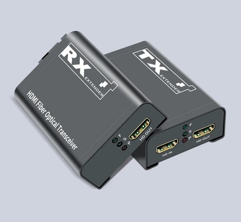 20Km HDMI Fiber Extender Over Single SC Fiber Optical Cable 3km 1080P HDMI To Fi