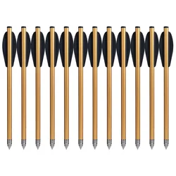 Premium Aluminum Tips 6.25 Hunting Arrows - Pack of 12/24 (12PCS Type C)