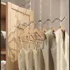 Multi-function Folding Clothes Hanger Single Pole Portable Stainless Steel Coat Hanger Balcony Bedroom Indoor Household Use 1
