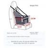 Foldable Dog Car Seat Puppy Booster Seat for Car Front Seat with Storage Pockets Pet Booster Car Seat for Small to Medium Dog 6